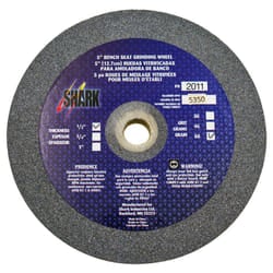 Shark Shark 2011 5-Inch by 0.5-Inch by 0.5-Inch Bench Seat Grinding Wheel  Grit-60