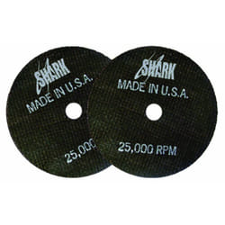 Shark 12702 3-Inch by 1/16-Inch by 1/4-Inch 10-Pack Double Reinforced Cut-off Wheels