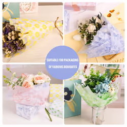 Whaline 120Pcs Spring Tissue Paper Colorful Floral Butterfly Patterned Gift Wrapping Paper Sheets Easter Art Paper Crafts for DIY Art Craft Birthday W