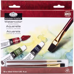Royal and Langnickel 18 Colour Watercolour Tubes