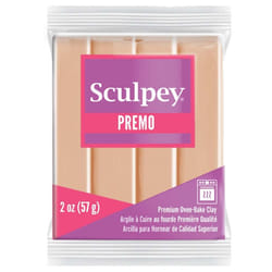 Sculpey Premo Polymer Oven-Bake Clay  Beige  Non Toxic  2 oz. bar  Gre