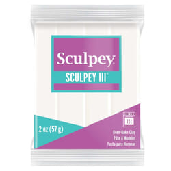 Polyform Sculpey III Polymer Oven-Bake Clay  White  Non Toxic  2 oz. b
