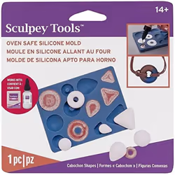 culpey Tools Flexible Oven Safe Silicone Cabochon Mold