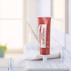 Dr. Bronners - All-One Toothpaste (Cinnamon  5 Ounce  3-Pack) - 70% Organic Ingredients  Natural and Effective  Fluoride-Free  SLS-Free  Helps Freshen