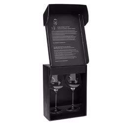 Gabriel-Glas Austrian Lead-Free Crystal Wine Glasses StandArt Edition Gift Box Set of 2