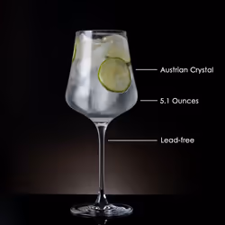 Gabriel-Glas  Austrian Lead-Free Crystal Wine Glasses  StandArt Edition  Gift Box  Set of 2