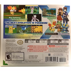 3DS Pokemon X -- World Edition