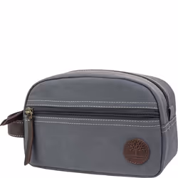 Timberland Mens canvas Zipper classic Travel Kit grey