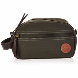 Timberland Mens Toiletry Bag canvas Travel Kit Organizer  Olive  One Size