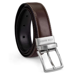 Steve Madden Boys' Big Reversible Belt for Kids  Brown/Black  Small