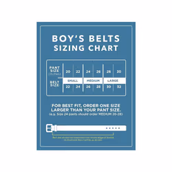 Steve Madden boys Reversible Belt for Kids  Black/Brown/Perforated  Large