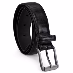 Steve Madden boys Belt for Kids  Black/Perforated  Medium