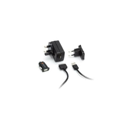 Griffin PowerDuo Car & UK EU Wall Charger USB to Apple 30-pin, Black GA23105