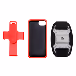 Griffin Light-weight Fast Clip Armband and Clip for Phone 5/5s, Red