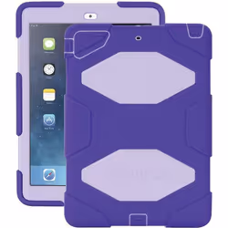Griffin Survivor All-Terrain Military Case & Kick Stand for iPad Air 9.7" Purple