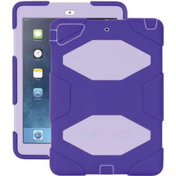 Griffin Survivor All-Terrain Military Case & Kick Stand for iPad Air 9.7" Purple