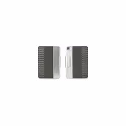 Griffin iPad Mini 4 SnapBook Folio Cover With Removable Case Grey Silver Dots
