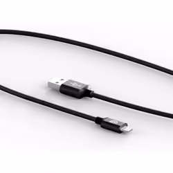 Griffin GC43434 lightning cable 1.5 m Black