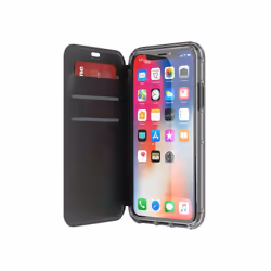 Griffin Survivor, Wallet case, Apple, iPhone X, 14.7 cm (5.8"), Grey, Transparent