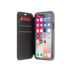 Griffin Survivor mobile phone case 14.7 cm (5.8") Wallet case Grey, Transparent