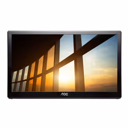 AOC 59 Series I1659FWUX computer monitor 39.6 cm (15.6") 1920 x 1080 pixels Full HD LCD Black
