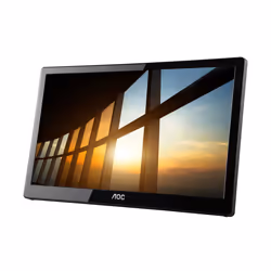 AOC 59 Series I1659FWUX computer monitor 39.6 cm (15.6") 1920 x 1080 pixels Full HD LCD Black