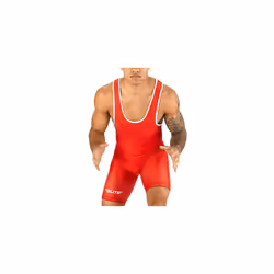 Elite Sports New Item Standard Wrestling Singlet XX-Large Red