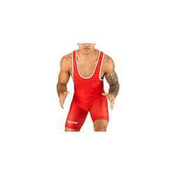 Elite Sports New Item Standard Wrestling Singlet  XX-Large  Red