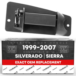 Extended Cab Door Handle | Rear Passenger Door Handle Compatible with 1999-2007 Chevrolet Silverado 1500 2500; 99-07 GMC Sierra 1500 2500 01-07 Sierra