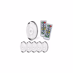 LED Puck light, led lights battery operated with remote control, wireless soft lighting, under cabinet lighting for Kitchen, ...