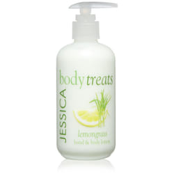JESSICA Body Treats Hand and Body Lotion, Lemongrass 245 ml
