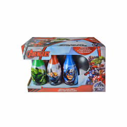 What Kids Want Avengers Bowling Set - Includes 6 Pins and Bowling Ball - Styles May Vary