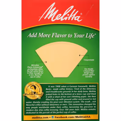 Melitta #4 Coffee Filters  Natural Brown  2 Pack of 100 Filters.