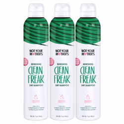 Not Your Mother's Clean Freak Unscented Dry Shampoo (3-Pack) - 7 oz - Dry Shampoo Instantly Absorbs Oil - Hair Essentials for ...