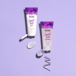 Curl Talk Frizz Control Sculpting Gel and Defining Cream (2-Pack) - 6 fl oz - Formulated with Rice Curl Complex - For All Curly Hair Types
