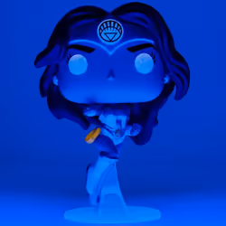 Wonder Woman 80th Anniversary White Lantern Glow-in-The-Dark Pop! Vinyl Figure - Entertainment Earth Exclusive (Bundled with EcoTek Protector Case to