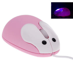 BestFire Cute Rabbit Lovely Design Portable USB 1200 DPI Wired Small Optical Mouse Desktop Mouse Laptop Mouse Tablet MouseÂ  for Women Children...