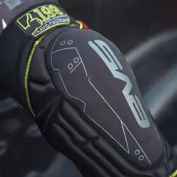 EVS Sports TP199 Knee / Shin Guard  (Black / Hi-Viz Yellow  Large/X-Large)