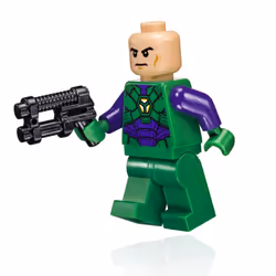 LEGO Super Heroes: Justice League Minifigure - Lex Luthor (in Green and Dark Purple Light Armor) 76097