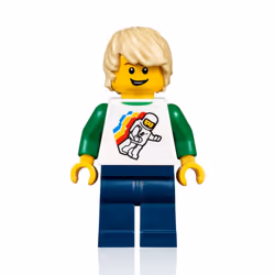 LEGO City MiniFigure: Skateboarder Boy (with Skateboard and Cool Rail) 31067