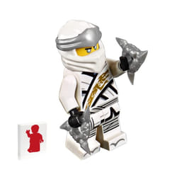 LEGO NINJAGO Minifigure  Zane Legacy with Throwing Stars 70670