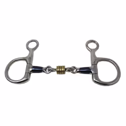 PRORIDER Stainless Steel 5.5"" 3-Piece Dog Bone Snaffle Baucher Bit w/