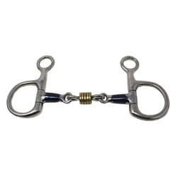 PRORIDER Stainless Steel 5.5"" 3-Piece Dog Bone Snaffle Baucher Bit w/