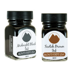 Monteverde 60ml Core Fountain Pen Ink Bottle (30ml Midnight Black Ink