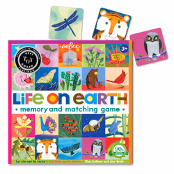 eeBoo Life On Earth Memory & Matching Game