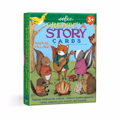 eeBoo Animal Village Create A Story Cards, Card Game, Learning, 3 yr(s), Family game