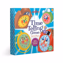 eeBoo Time Telling Game, Board game, Learning, 5 yr(s), Family game