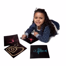 eeBoo Foil Scratch Papers Art paper 15 sheets