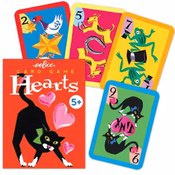 eeBoo Hearts playing cards