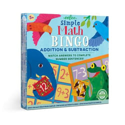 eeBoo Simple Math Bingo Board game Learning
